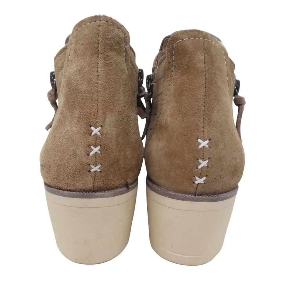 Reef‎ Voyage Low Brown Suede Comfort Ankle Boots Booties Womens 8